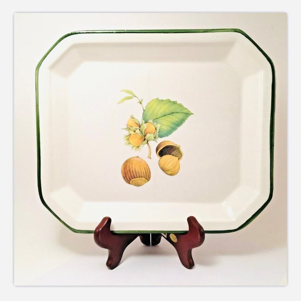 Vtg Ceramic Plate Ceramica Due Torri Made In Italy